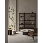 Karimoku Case N-ST01 Loungetisch, 100 x 100 cm, geräucherte Eiche - Marmor, dekorationsbild