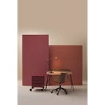 Kartell Mobil Mat 3 storage unit with wheels, plum, decoration image
