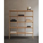 Karimoku Case N-SS01 Regal 3 x 4, 142,7 x 169,2 cm, lackierte Eiche, dekorationsbild