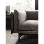 Wendelbo Kite 2-seater sofa, black stained oak - Roco 08