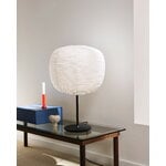HAY Common table lamp base, soft black steel