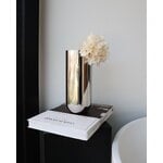 Nichba Vaso Stainless Steel, 24 cm, acciaio inox lucidato, immagine decorativa