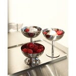 Nichba Ice Cup Low dessert bowl, polished stainless steel, decoration image