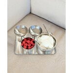 Nichba Ice Cup Low dessert bowl, polished stainless steel, decoration image