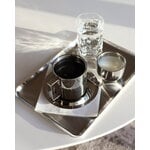 Nichba Set di tazze da caffè Americano Trio, acciaio inox lucidato, immagine decorativa