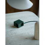 Kord Connect Cuboid extension cord, 200 cm, dark green, decoration image