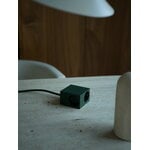 Kord Connect Cuboid extension cord, 200 cm, dark green, decoration image