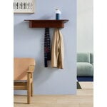 HAY Korpus shelf L, 7 hooks, brick red