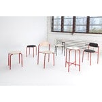 Lepo Product Moderno bar stool, low, red - birch