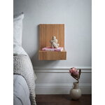 Maze L-shelf, oak, view 2