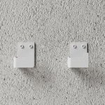 Nichba Gancio da bagno, 2 pz, acciaio spazzolato, vista 2