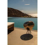 Tom Dixon Lampada portatile Melt, grande, oro - nero, immagine decorativa