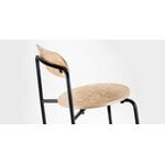 Lepo Product Moderno chair, black - curly birch veneer