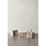 Menu Plinth table, high, Calacatta Viola marble
