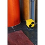 LAYERED Solid Wollteppich, rubinrot, dekorationsbild