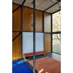 LAYERED Solid wool rug, blue foncé, decoration image