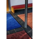 LAYERED Solid wool rug, blue foncé, decoration image