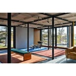 LAYERED Solid wool rug, blue foncé, decoration image