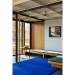 LAYERED Solid wool rug, blue foncé, decoration image