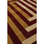 LAYERED Teklan Labyrinth rug, mulberry sand, decoration image