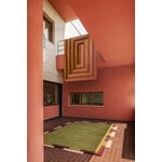 LAYERED Teklan Labyrinth rug, coral pink, decoration image