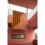 LAYERED Teklan Labyrinth rug, coral pink, decoration image