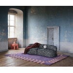 LAYERED Teklan Frame rug, cobalt salmon