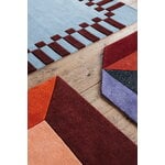 LAYERED Teklan Frame rug, mulberry sky