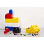Room Copenhagen Contenitore Lego Storage Brick 1, rotondo, rosso