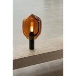 Established & Sons  Lighthouse T1 table lamp, amber - Marquina black marble, view 2