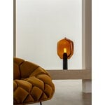 Established & Sons  Lighthouse T1 table lamp, amber - Marquina black marble, view 4