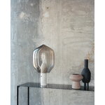 Established & Sons  Lighthouse T1 table lamp, grey - Carrara white marble, view 2