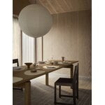 LIND DNA Curve table mat, 37 x 44 cm, vanilla Corduroy leather, decoration image