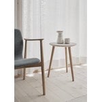 Stelton Theo tea cup with coaster, sand