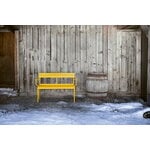 Fermob Luxembourg 2-seater bench, liquorice