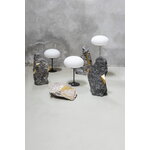 GUBI Lampe de table Stemlite à intensité variable, 70 cm, pebble grey