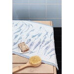 Lapuan Kankurit Asciugamano Aallokko, lino - blu, immagine decorativa