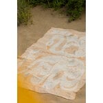 Lapuan Kankurit Kaksin linen blanket, 145 x 200 cm, white - cinnamon, decoration image