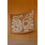 Lapuan Kankurit Kaksin blanket, 130 x 180 cm, cinnamon - white, decoration image