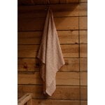 Lapuan Kankurit Kuohu giant towel, white - cinnamon, decoration image