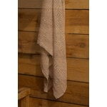 Lapuan Kankurit Kuohu giant towel, white - cinnamon, decoration image