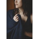 Lapuan Kankurit Kuohu giant towel, black - blueberry, decoration image