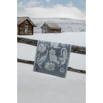 Lapuan Kankurit Serviette à main Kissanpäivät, blanc - myrtille, image décorative