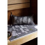 Lapuan Kankurit Coprisedile Miesten sauna, 46 x 60 cm, nero - lino, immagine decorativa