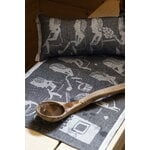 Lapuan Kankurit Coprisedile Miesten sauna, 46 x 60 cm, nero - lino, immagine decorativa