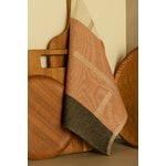 Lapuan Kankurit Suunta towel, 46 x 46 cm,  cinnamon - white - black, decoration image
