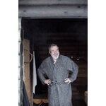 Lapuan Kankurit Terva bathrobe, black - graphite, decoration image