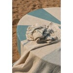 Lapuan Kankurit Kaisla serviette de bain/couverture de sauna, 80 x 180 cm, lin - bleu, image décorative