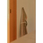 Lapuan Kankurit Serviette en lin Venla, 46 x 70 cm, olive mélangée - blanc, image décorative