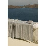 Lapuan Kankurit Venla linen tablecloth, melange blue - white, decoration image